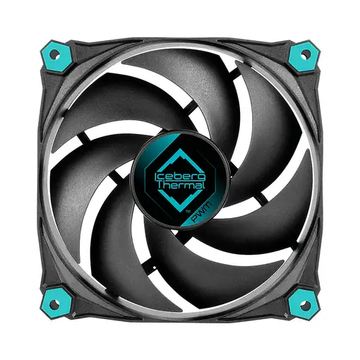 Iceberg Thermal IceGALE Silent PWM Carcasa del ordenador Ventilador 12 cm Negro 3