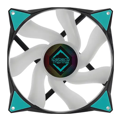 Iceberg Thermal IceGALE ARGB Carcasa del ordenador Ventilador 14 cm Negro 1 pieza(
