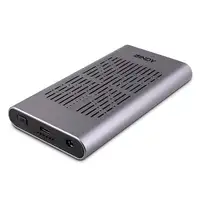 Lindy 43382 caja para disco duro externo Caja externa para unidad de estado sólido