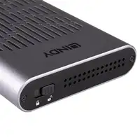Lindy 43382 caja para disco duro externo Caja externa para unidad de estado sólido