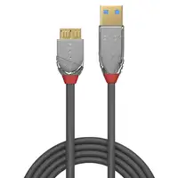 Lindy 36659 cable USB USB 3.2 Gen 1 (3.1 Gen 1) 3 m USB A Micro-USB B Gris