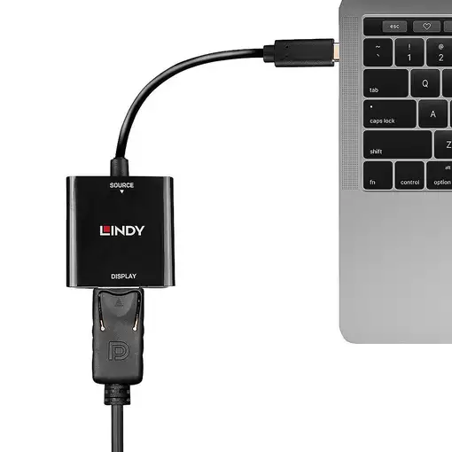 Lindy 43269 Adaptador gráfico USB 3840 x 2160 Pixeles Negro