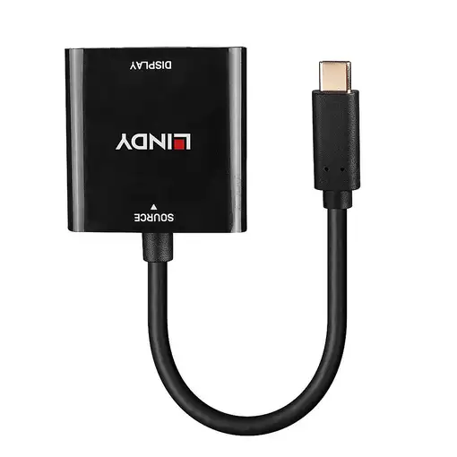 Lindy 43269 Adaptador gráfico USB 3840 x 2160 Pixeles Negro