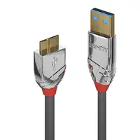 Lindy 36656 cable USB USB 3.2 Gen 1 (3.1 Gen 1) 0,5 m USB A Micro-USB B Gris