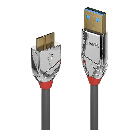 Lindy 36656 cable USB USB 3.2 Gen 1 (3.1 Gen 1) 0,5 m USB A Micro-USB B Gris