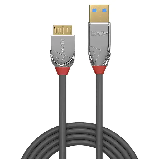 Lindy 36656 cable USB USB 3.2 Gen 1 (3.1 Gen 1) 0,5 m USB A Micro-USB B Gris