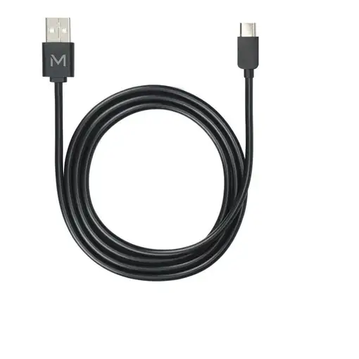 Mobilis 001278 cable USB 1 m USB A USB C Negro