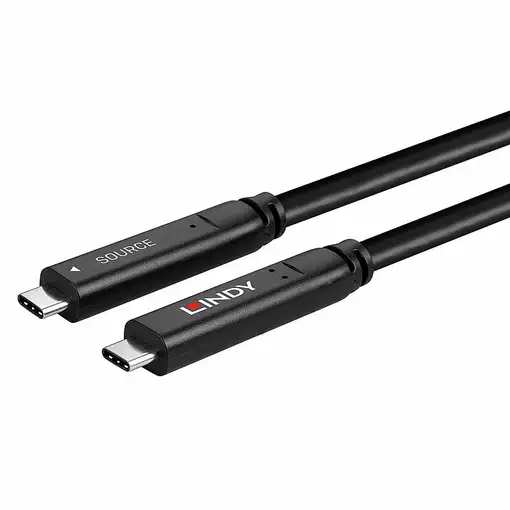 Lindy 43398 cable USB USB 3.2 Gen 1 (3.1 Gen 1) 10 m USB C Negro