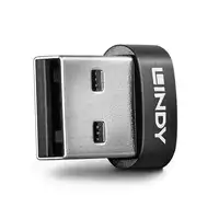 Lindy 41884 cambiador de género para cable USB Type-A USB Type-C Negro