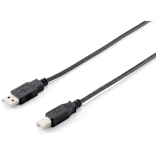 Equip 128863 Cable USB 2.0 Tipo A a Tipo B, 1,0 m , Negro