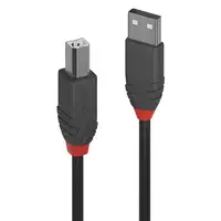 Lindy 36673 cable USB USB 2.0 2 m USB A USB B Negro
