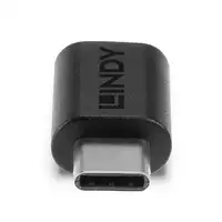 Lindy 41893 cambiador de género para cable USB 3.2 Type C Negro