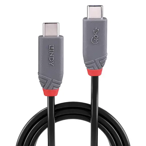Lindy 36947 cable USB USB4 Gen 3x2 0,8 m USB C Negro