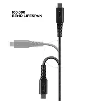 Lindy 31286 cable de conector Lightning 1 m Negro