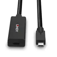 Lindy 43364 cable USB USB 3.2 Gen 2 (3.1 Gen 2) 5 m USB C Negro