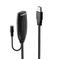 Lindy 43156 cable USB USB 3.2 Gen 1 (3.1 Gen 1) 10 m USB A Negro