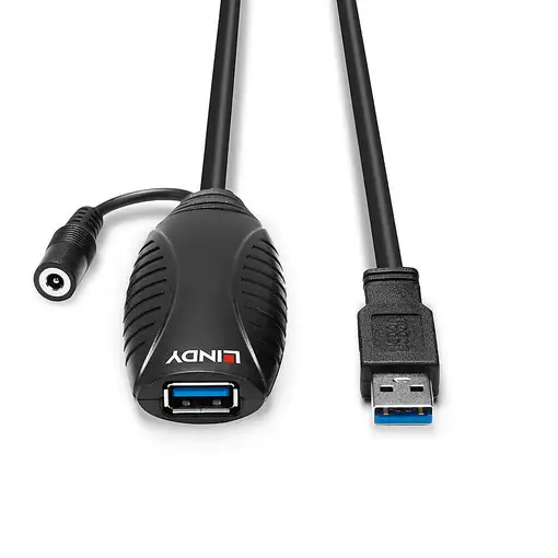 Lindy 43156 cable USB USB 3.2 Gen 1 (3.1 Gen 1) 10 m USB A Negro