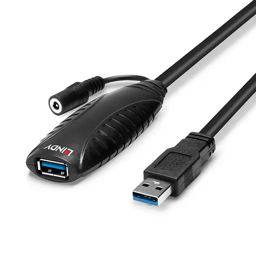Lindy 43156 cable USB USB 3.2 Gen 1 (3.1 Gen 1) 10 m USB A Negro