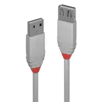 Lindy 36715 cable USB USB 2.0 5 m USB A Gris