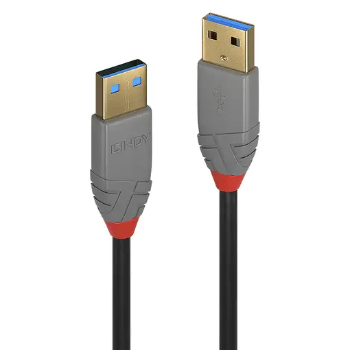 Lindy 36753 cable USB USB 3.2 Gen 1 (3.1 Gen 1) 3 m USB A Negro, Gris
