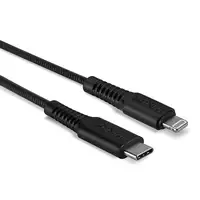 Lindy 31285 cable de conector Lightning 0,5 m Negro