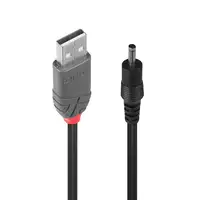 Lindy 70266 cable de transmisión Negro 1,5 m USB A