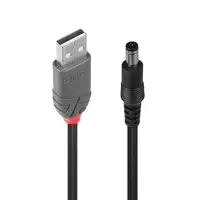 Lindy 70268 cable USB USB 2.0 1,5 m USB A CC Negro
