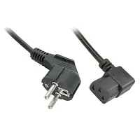 Lindy 30302 cable de transmisión Negro 3 m CEE7/7 IEC 320