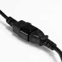 Lindy 30321 cable de transmisión Negro 1 m C14 acoplador C13 acoplador