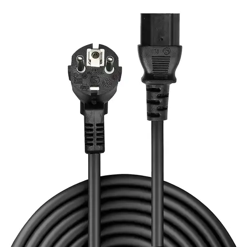 Lindy 30335 cable de transmisión Negro 2 m Enchufe tipo F C13 acoplador
