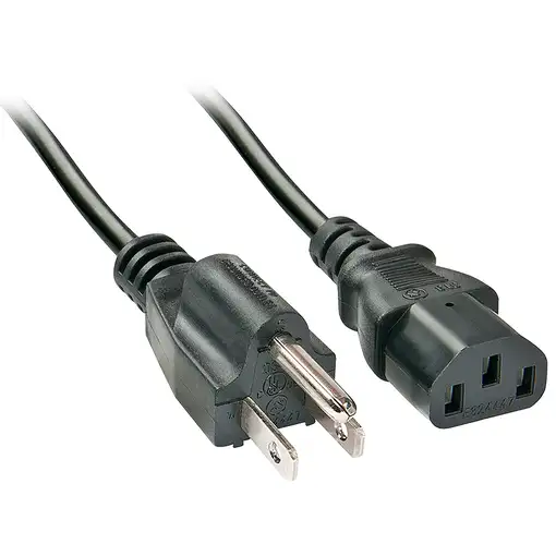 Lindy 30338 cable de transmisión Negro 2 m C13 acoplador