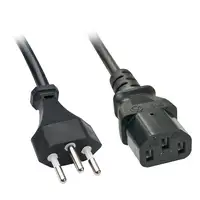 Lindy 30419 cable de transmisión Negro 5 m C13 acoplador