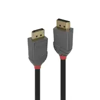 Lindy 36484 cable DisplayPort 5 m Negro, Gris