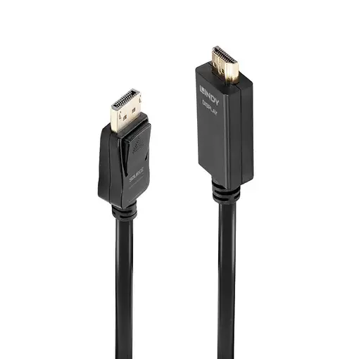 Lindy 36924 adaptador de cable de vídeo 5 m DisplayPort HDMI tipo A (Estándar) Neg