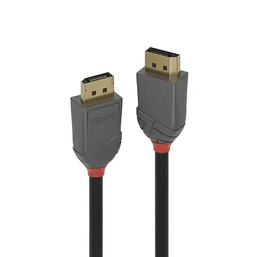 Lindy 36481 cable DisplayPort 1 m Negro, Gris