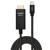 Lindy 40923 adaptador de cable de vídeo 3 m Mini DisplayPort HDMI tipo A (Estándar