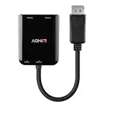 Lindy 38433 adaptador de cable de vídeo DisplayPort 2 x HDMI