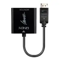 Lindy 41068 adaptador de cable de vídeo 1,5 m DisplayPort HDMI tipo A (Estándar) N