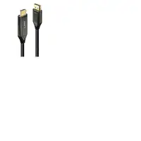 Lindy 40932 adaptador de cable de vídeo 3 m DisplayPort HDMI Negro