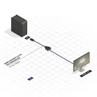 Lindy 41004 adaptador de cable de vídeo 0,15 m DisplayPort DVI-D Negro