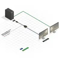 Lindy 41004 adaptador de cable de vídeo 0,15 m DisplayPort DVI-D Negro