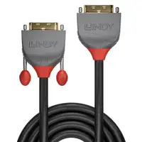 Lindy 36234 cable DVI 5 m DVI-D DVI-I Negro