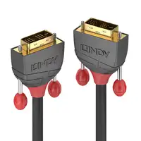Lindy 36241 cable DVI 15 m DVI-D Negro