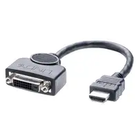 Lindy 41227 adaptador de cable de vídeo 0,2 m DVI-D HDMI Negro