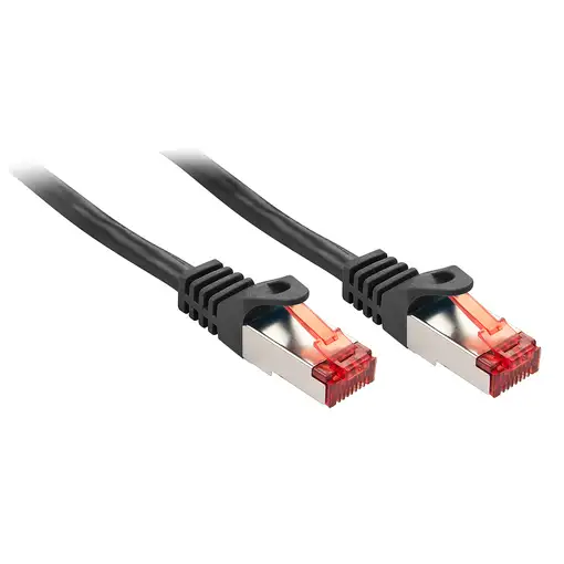 Lindy Cat.6 S/FTP 1.5m cable de red Negro 1,5 m Cat6 S/FTP (S-STP)
