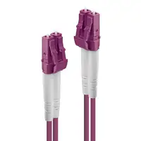 Lindy 46342 Cable de fibra óptica e InfiniBand 3 m LC Rosa