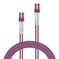 Lindy 46342 Cable de fibra óptica e InfiniBand 3 m LC Rosa