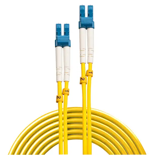 Lindy 47451 Cable de fibra óptica e InfiniBand 2 m LC Amarillo