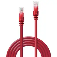 Lindy 48033 cable de red Rojo 2 m Cat6 U/UTP (UTP)