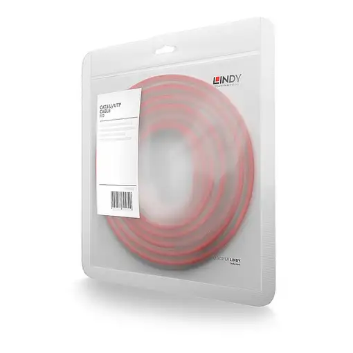 Lindy 48033 cable de red Rojo 2 m Cat6 U/UTP (UTP)